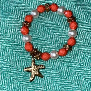 ☀️Starfish Bead Bracelet. Stretchy